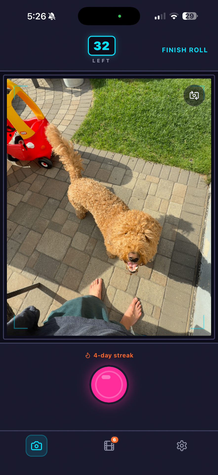 Retro camera app